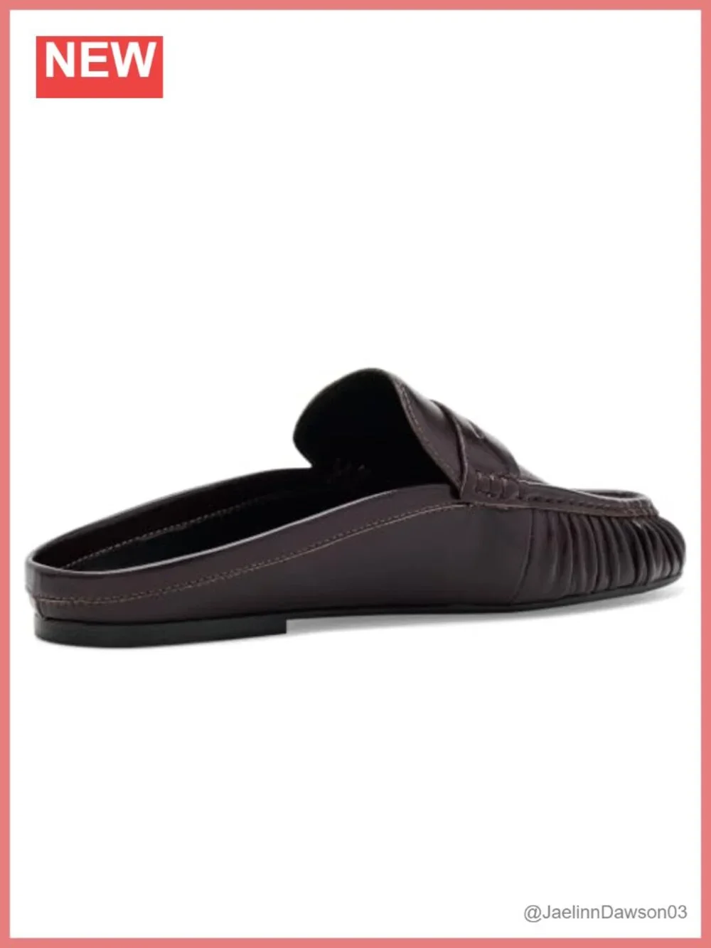 Women's Leather Slip-On Loafers Flat Pull-On Shoes